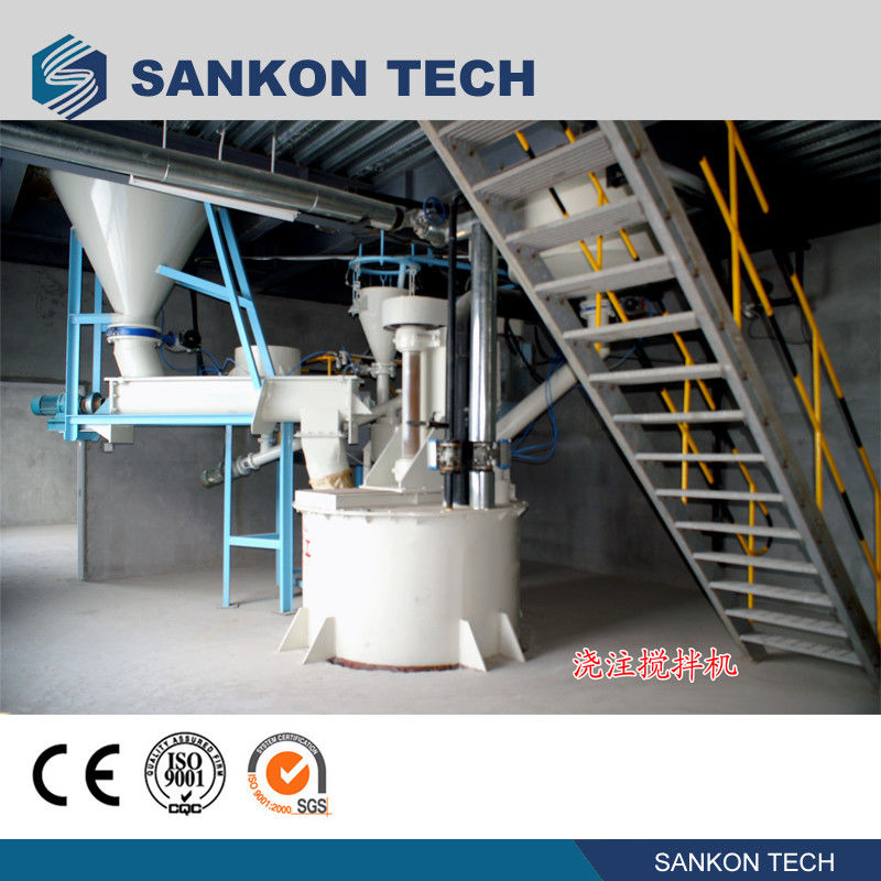 18.5kw 60m3 AAC Line Six cube Electric Slurry Mixer