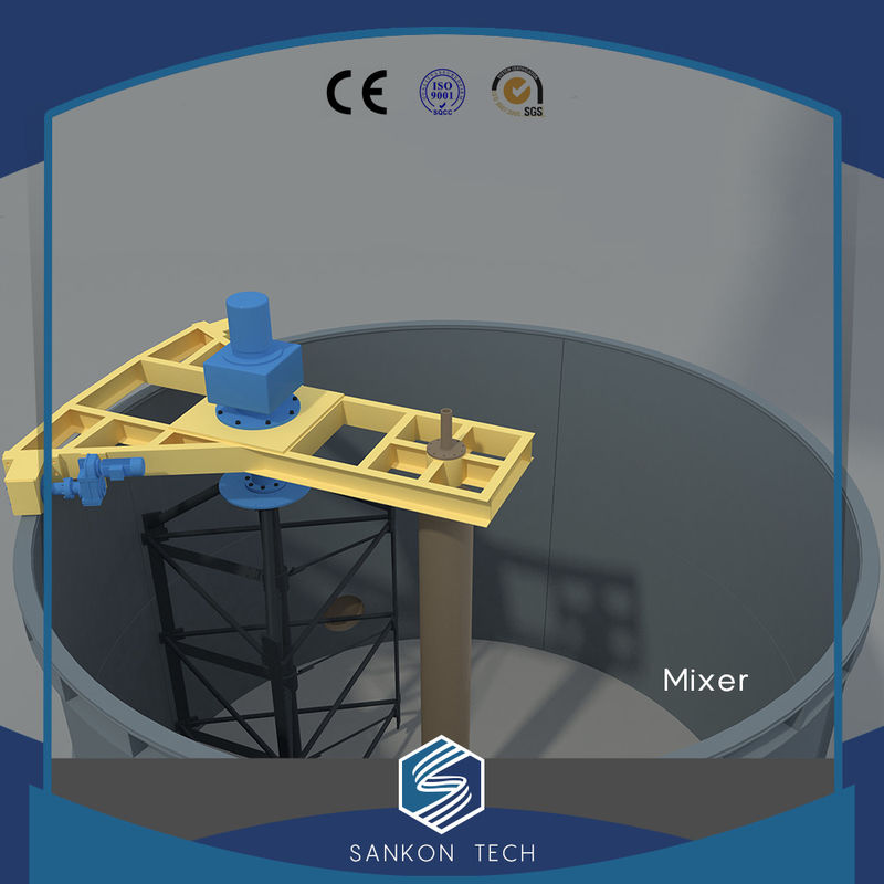 ISO9001 2500kg Six Cube  Slurry Mixer AAC Autoclave